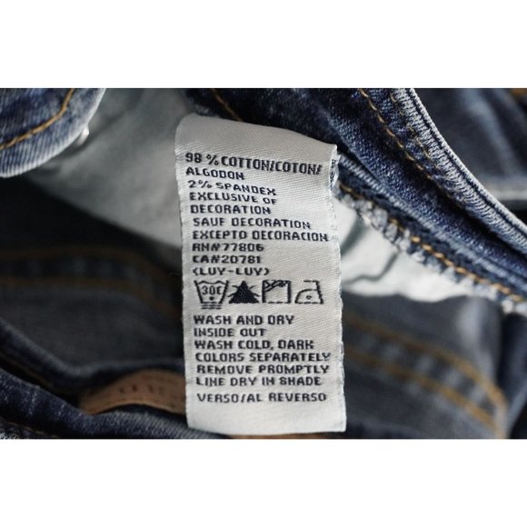 Tommy Hilfiger Jeans Juniors Size 9 LUY LUY Stretch Flare 2004 Bare Back Blue De - Picture 10 of 11